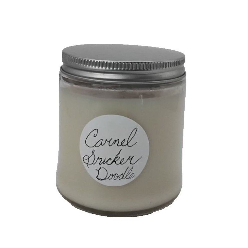 Homemade Carmel Snickerdoodle Candle In A Jar
